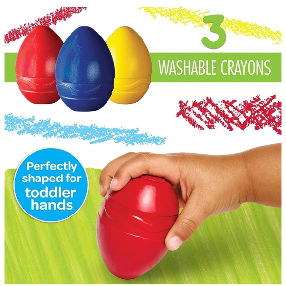 🆓👍*GUC* CRAYOLA | My First Crayola Palm-Grip Crayons x 4️⃣ 🆓 in Bundle - Picture 10 of 15